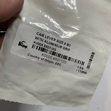 Kipp Cam Lever Size 9 M3 With Aluminum Grip