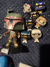 Funko Pop! Boba Fett Star Wars Football Vinyl Figures Lot Multicolor