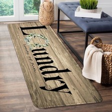 Laundry Room Organization, 20"X47" Non-Slip Laundry Room Runner, Waterproof K...