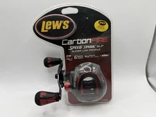 Lew's Carbon Fire Speed Spool Left Handed Baitcast Reel - CF1SHLBC