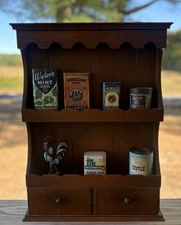 Vintage Spice Rack/Trinket Shelf