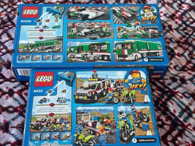 RETIRED LEGO CITY &ndash; Grand Prix Truck 60025 + Dirt Bike Transporter 4433