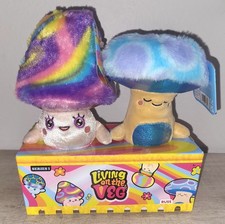 Russ Living On The Veg Series 1 Maisey  Zeek Plush Tie Dye Mushroom Toy Set NWT