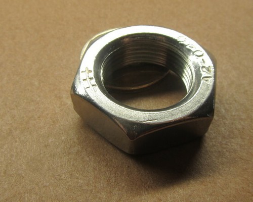 18-8 Stainless Steel, Metric Fine Hex Nuts RH, M22 x 1.5 x 11mm Height- 1 Pcs - Picture 5 of 10