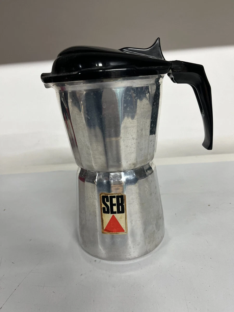 Cafetière Italienne SEB Moka Série 9 - 9 Décilitres, Aluminium, Pour Gaz Et électrique