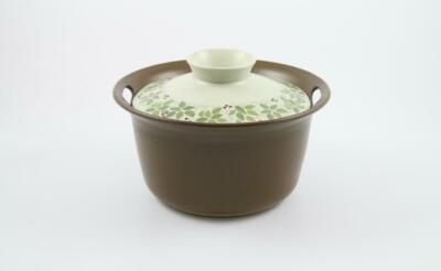 Vintage MidCentury FF Norway Figgjo Flint Vulcanus Flameware Brazil Casserole #2