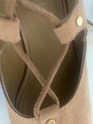 Chloe Foster Suede Wedge Gladiator Sandal In Camel Color 40 — photo 7