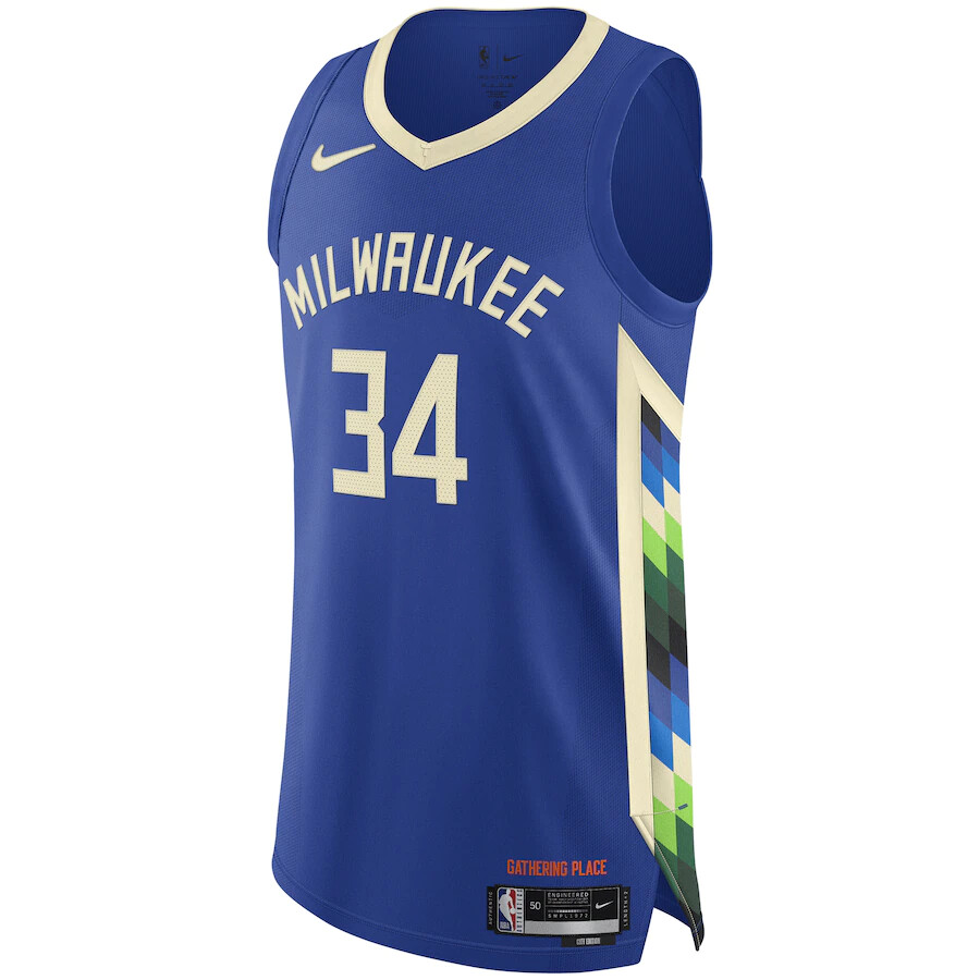 Nike ADV Authentic Giannis Antetokounmpo Milwaukee Bucks City