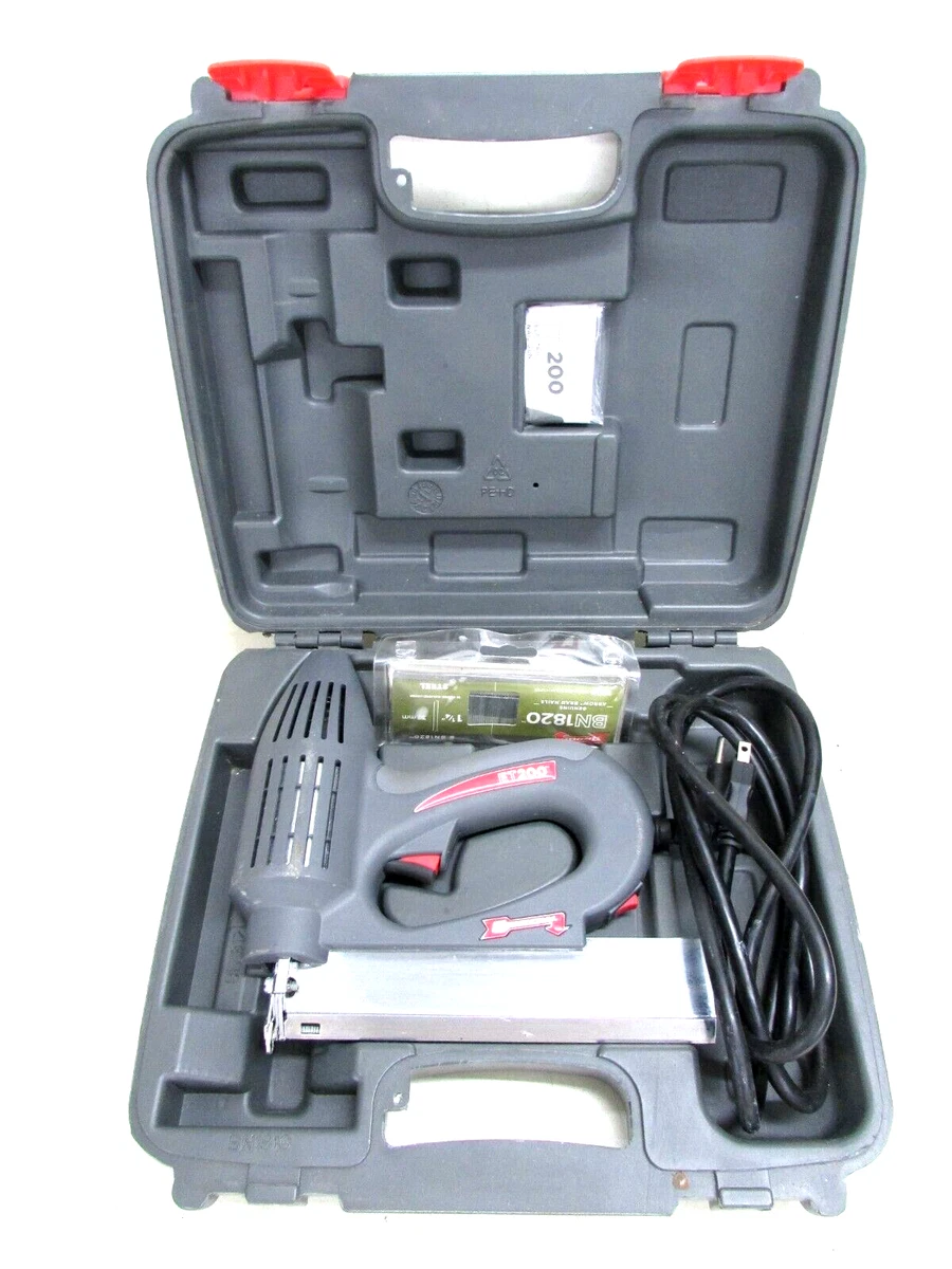 ARROW NAIL MASTER 2 ELECTRIC BRAD NAIL GUN ET200 w CASE