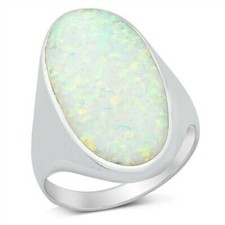 Ring Genuine Solid Sterling Silver 925 White ...