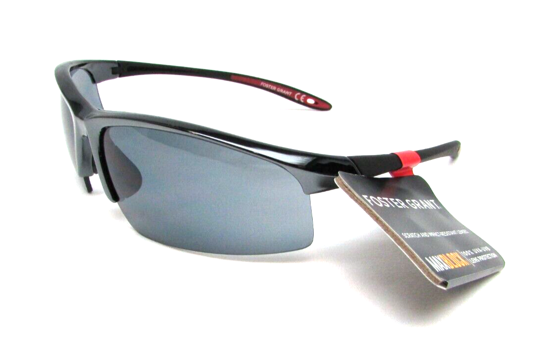 Foster Grant MAXBLOCK Sunglasses LIFT OFF GUN 100% UV Protection
