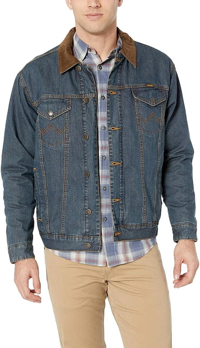 Men's blanket top lined denim jacket