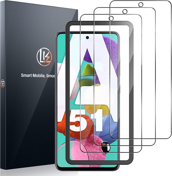 Schutzfolie Samsung Galaxy A51 3Er Pack 9H Hd Klar Blasenfrei-image
