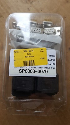 RS 306-2714 HARTING  9 Way D-Sub Receptacle Connector Kit with 5 x Backshells, 5