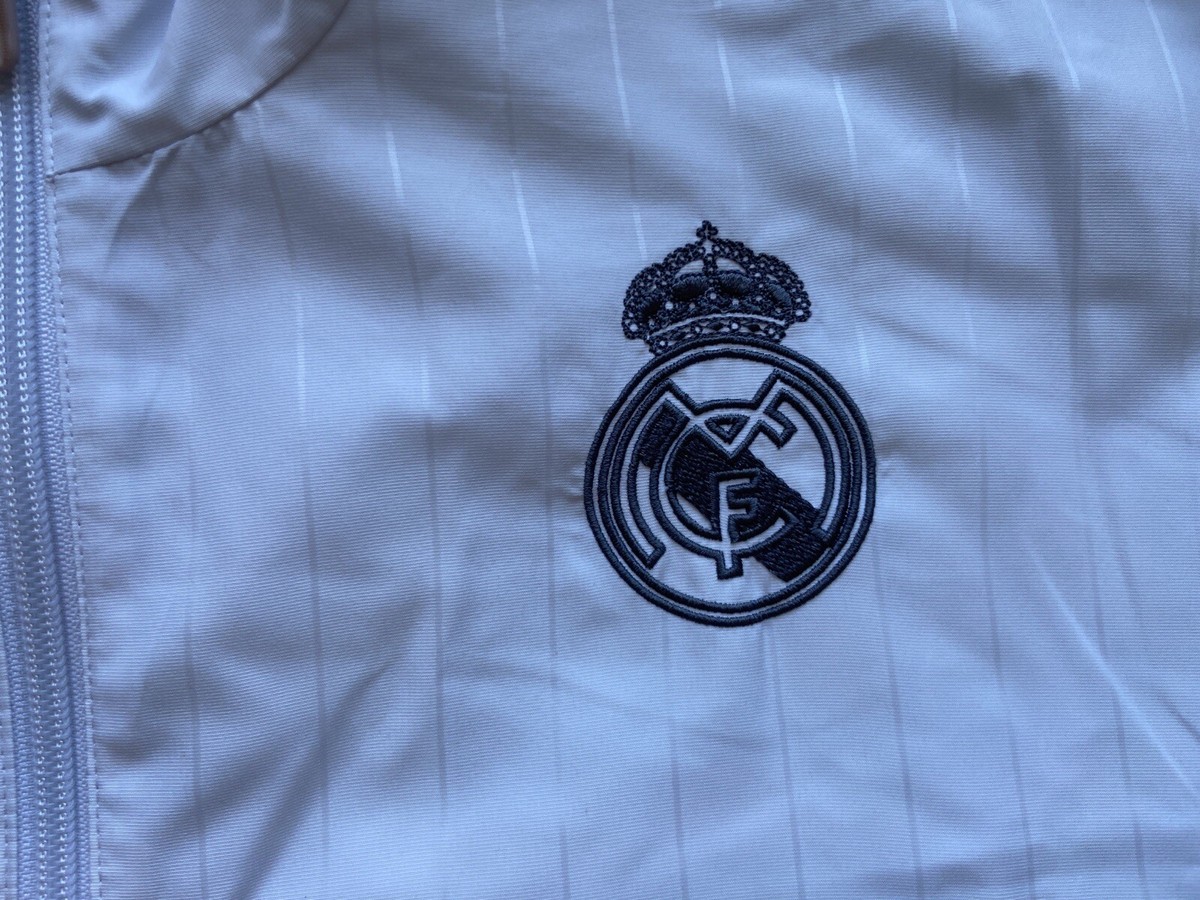 REAL MADRID 2015 2016 HOME PRE MATCH FOOTBAL SOCCER JACKET ADIDAS