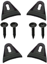 4X Mesh Waffle Speaker Woofer GRILL COVER MOUNTING CLIPS Clamps w/Screws VWLTW