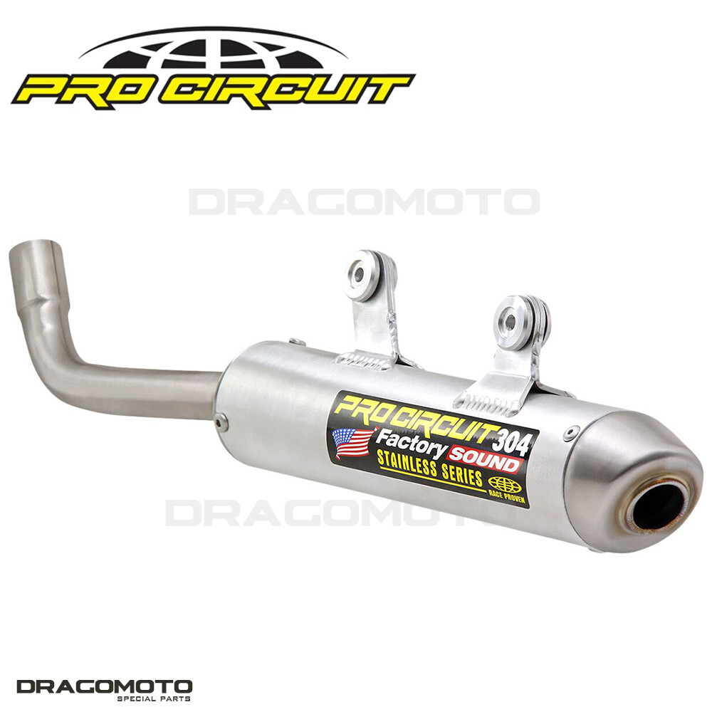 Silencieux Pro Circuit 304 KTM EXC 300 TPI 2020 gain de couple alu