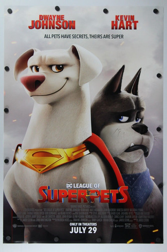 DC League of Super-Pets 2022 Double Sided Original Movie Poster 27" x 40"