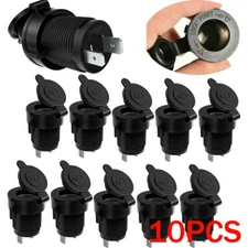 12V Waterproof Car Motorcycle Boat Cigarette Lighter Socket Power Plug Outlet 10
