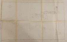 1859 U.S. Coast Survey triangulation chart map Gulf Coast Vermilion Bay Mobile