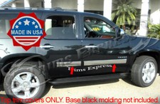 2010-2014 Chevy Tahoeyukon Body Side Molding Overlay 4 14trim Stainless Steel