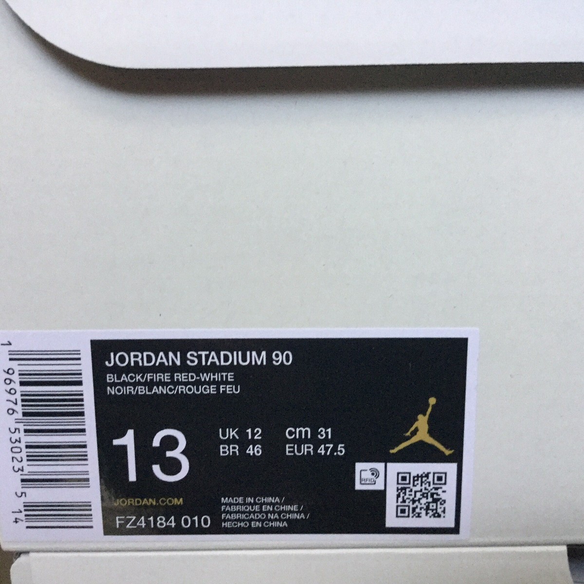 Nikeジョーダンスタジアム90 FZ4184 010 Jordan Stadium 90 Bred Men's - FZ4184-010 - US