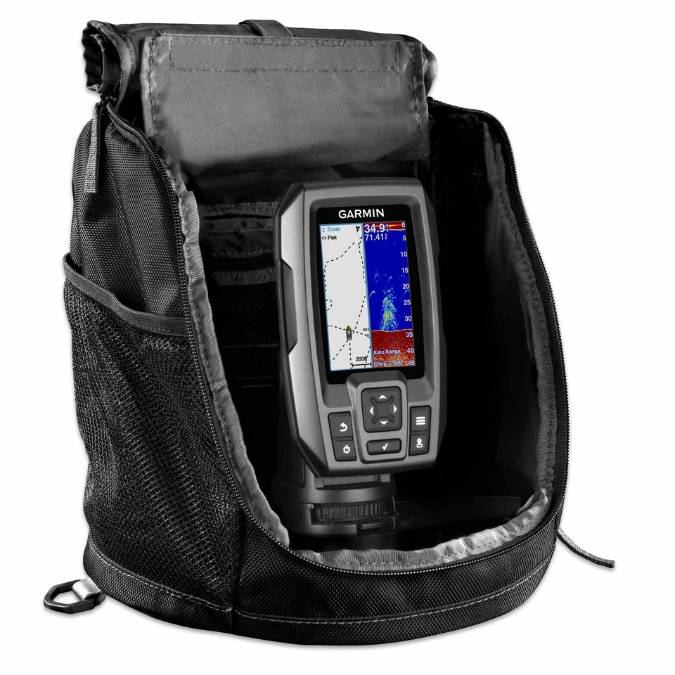 Garmin STRIKER 4 Portable Bundle Kit 3.5" CHIRP Fishfinder w/ GPS 010-01550-10 - Image 3 of 4