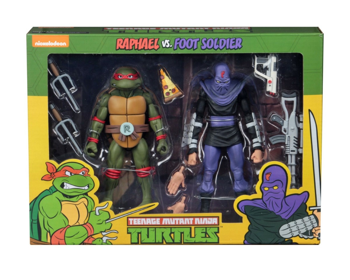 NECA Teenage Mutant Ninja Turtles Raphael vs. Foot Solder - 2-pack NECA Teenage Mutant Ninja Turtles Raphael vs. Foot Solder - 2-pack