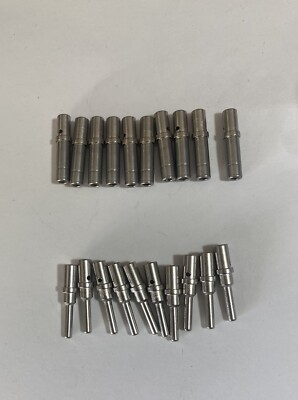 (20) NEW DEUTSCH 0460-204-12141 and 0462-203-012141 CRIMP CONTACT PIN ,12-14AWG