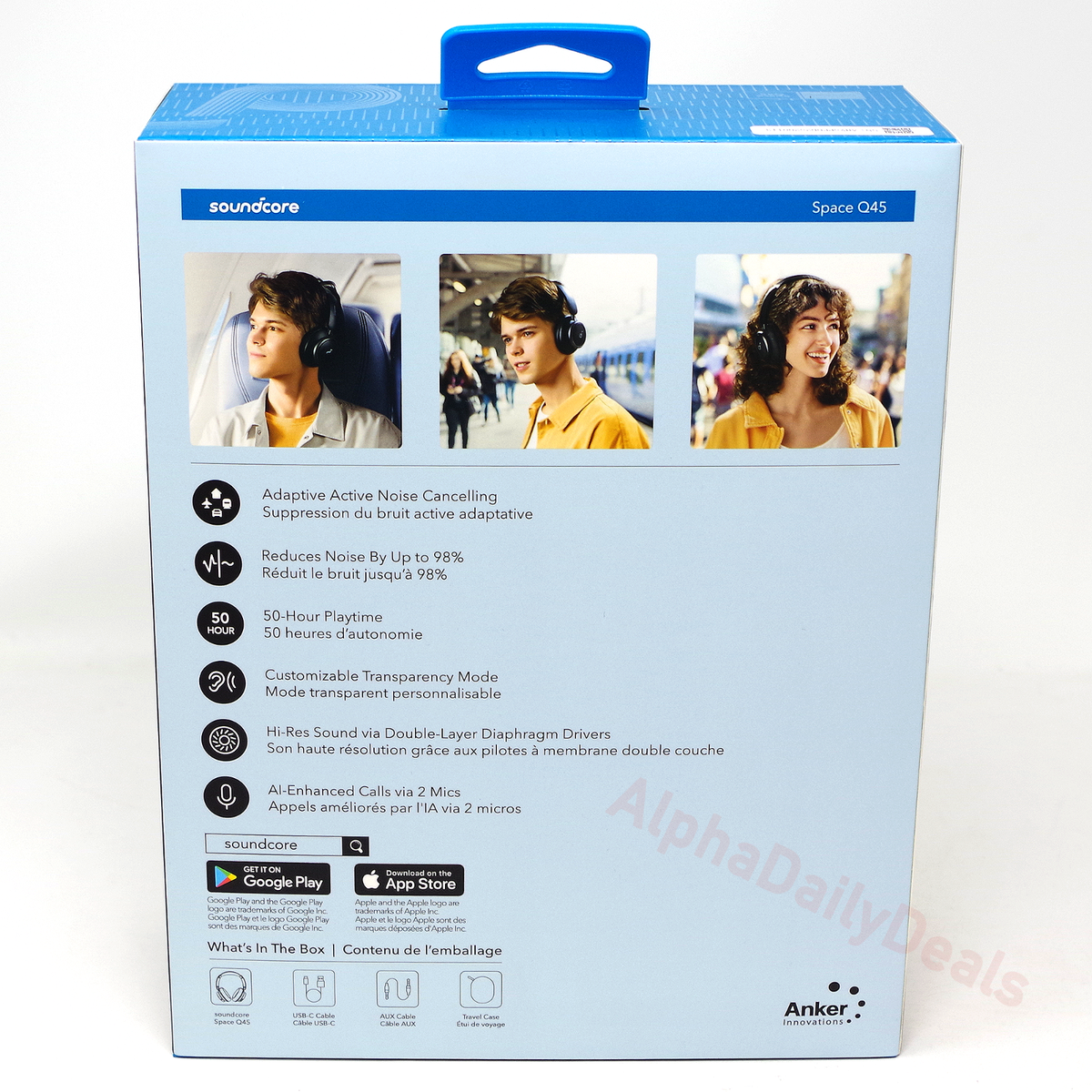 soundcore Anker Space Q45 True Wireless Headphones - Black for