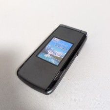 Fujitsu Docomo Raku Phone F-09B Black Communication Confirmed Japanese Flip phon