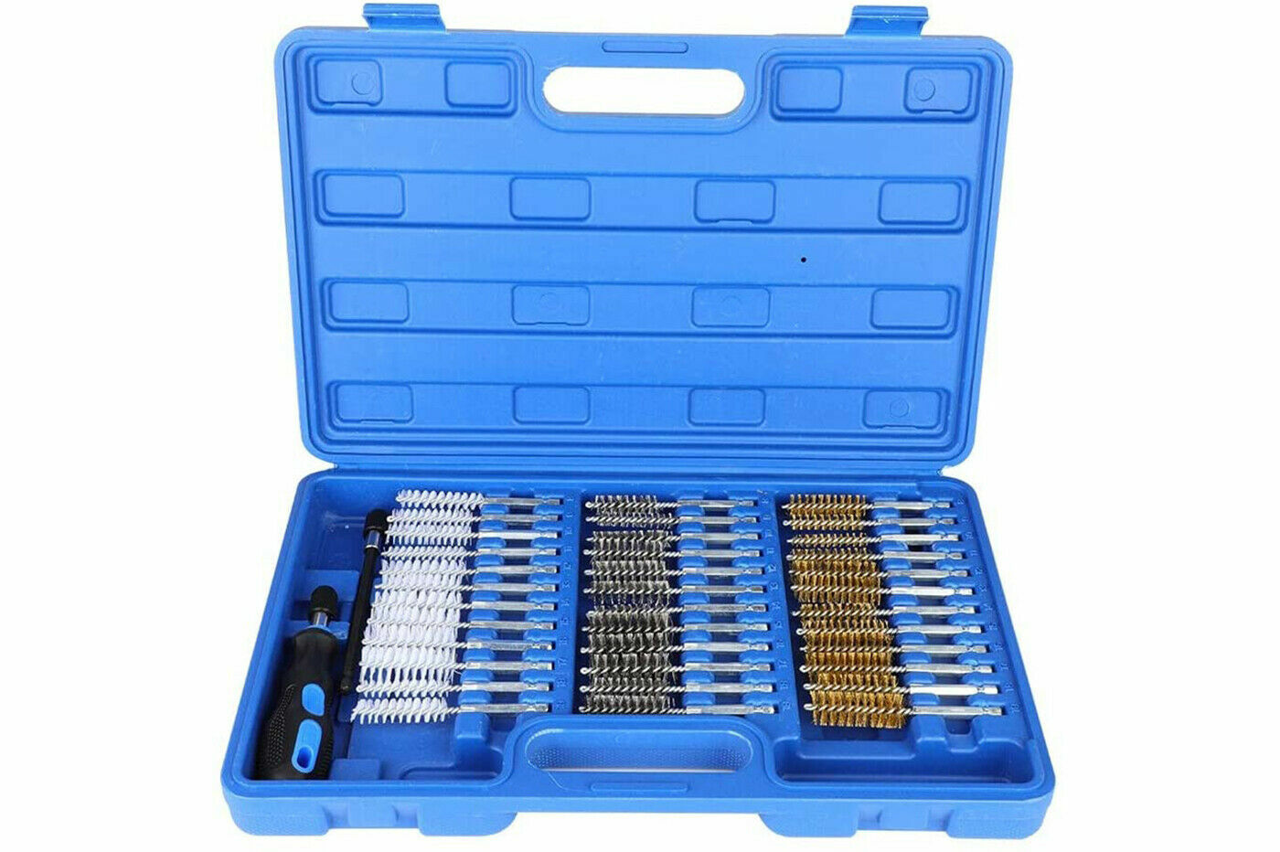 Kit Scovoli 38pz per Cilindri e Motori - Acciaio Ottone Nylon 1/4"
