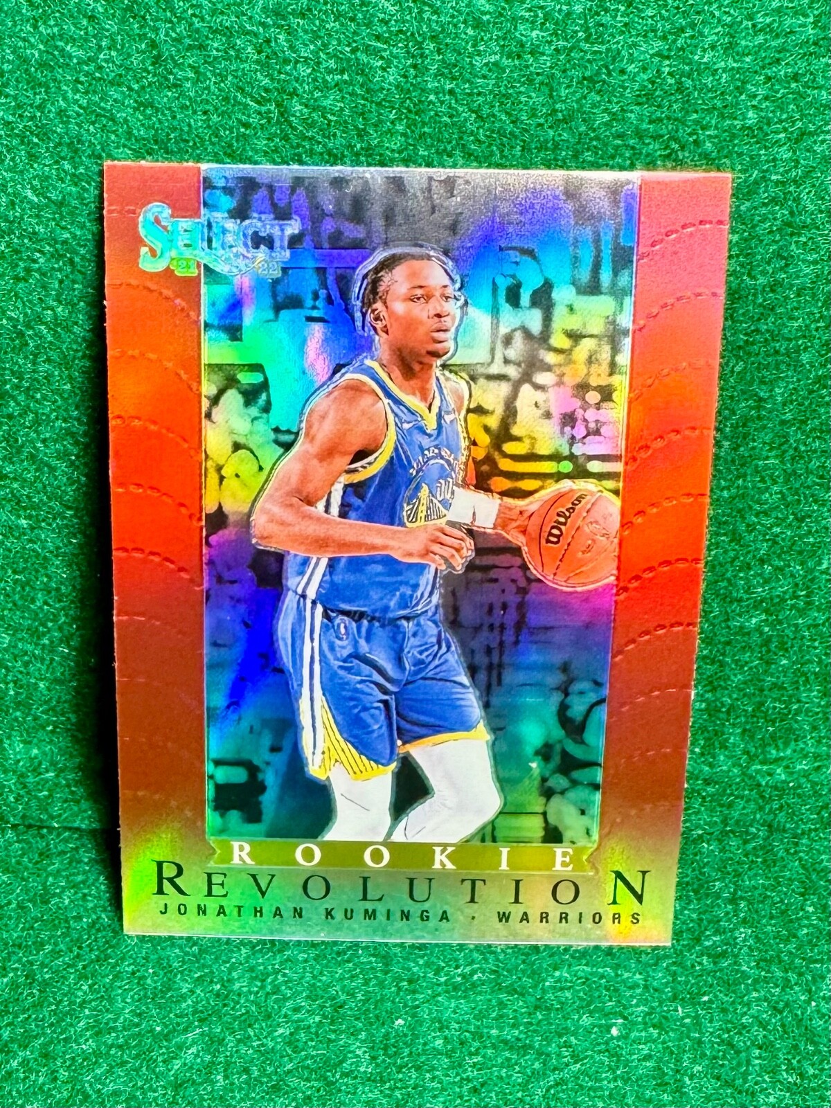 2021-22 Panini Select JONATHAN KUMINGA Rookie Revolution SP RC Red Prizm #10