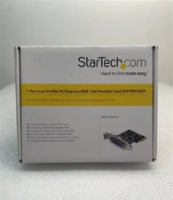 NEW StarTech 1-Port Low Profile PCI Express IEEE 1284 Parallel Card PEX 1PLP