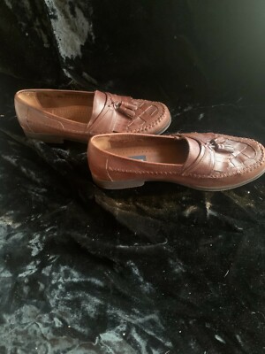 Giorgio Brutini Austin Mens Loafers Kilties Tassels Brown  display picture 3