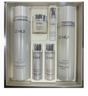 O HUI Extreme White 2pcs Set Softener Emulsion K-Beauty