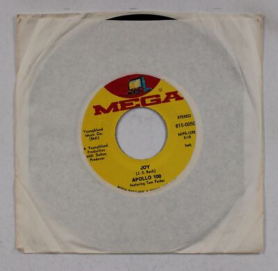 Apollo 100 Feat. Tom Parker Joy US 7inch Vinyl Single 1971 Classical Prog