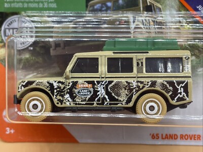 Matchbox 65 Land Rover Gen II Jungle Safari 63/100 Short Card Sealed