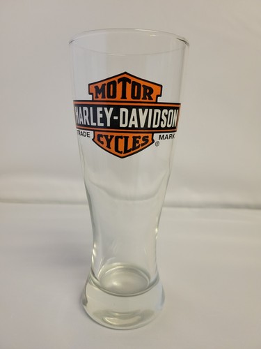 Harley-Davidson Motor Cycles Beer Short Pilsner Glass 12 oz