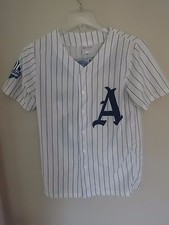 100th Anniversary 1915 MiLB Asheville Tourists SGA Button Front Jersey Youth L 