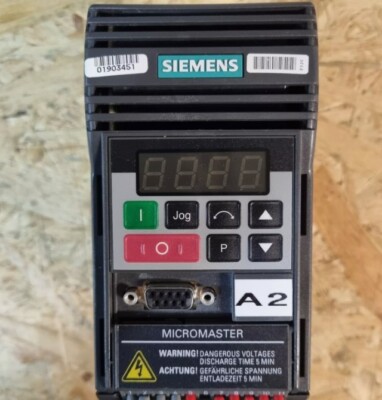 Siemens 6SE3213-6CA40 Siemens Micromaster frequency converter 750W