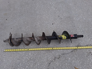 STIHL auger Bit fits stihl BT 360 or 4308 2 Man post hole Earth Auger BIT only