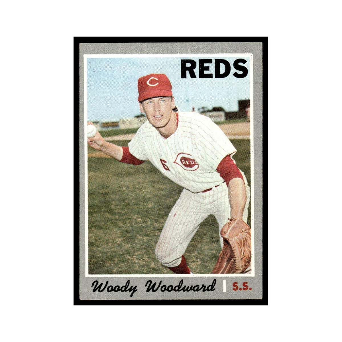 Woody Woodward 1970 Topps #296 Cincinnati Reds Baseball Card VG | eBay