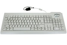 Seal Shield Silver Seal Medical Grade Keyboard White - US Layout