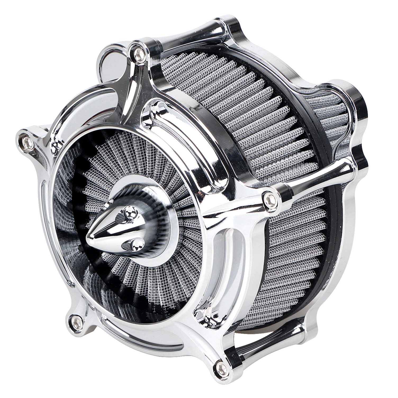 Air Cleaner Grey Intake Filter Kit For Harley Road King Softail Custom FLHRS US