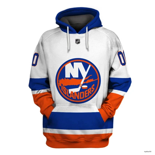 Custom Name Number NEW YORK ISLANDERS Hoodie Pullover Hooded Unisex Gift For men