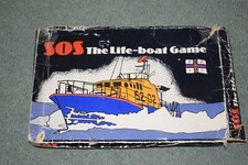 Vintage Life Boat Game SOS Royal National Lifeboat Institution 1960