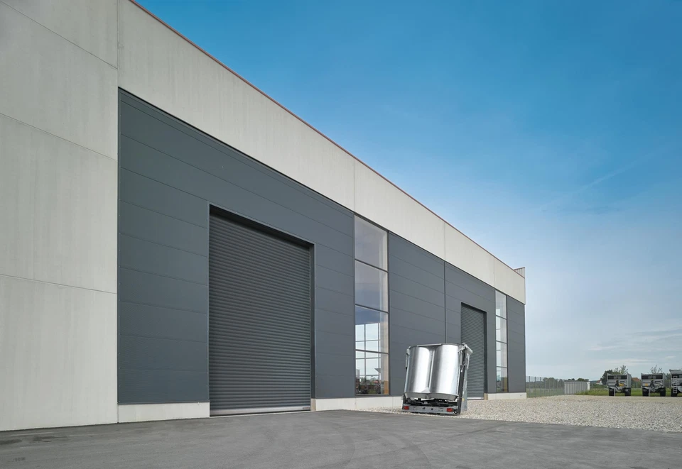 ✓ Hörmann Rolltor 3000 x 3000 mm Handrolltor Decotherm S SB 3 m Industrietor - Bild 3 von 4