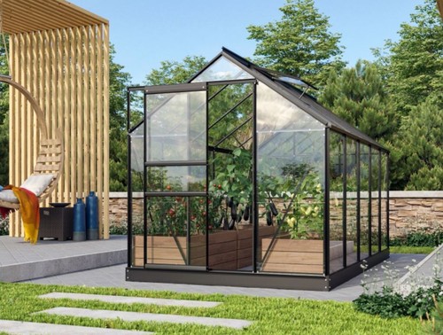 Vitavia Gewächshaus Treibhaus Venus 6200 schwarz,