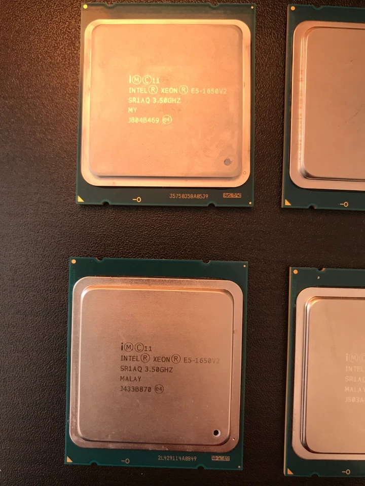 Intel Xeon E5-1650 V2 6 núcleos 3,5 GHz SR1AQ 12 MB caché CPU LGA2011 Apple Mac Pro Foto 2 de 4